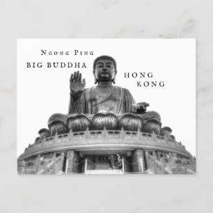 Postal Ngong Ping Big Buddha Postcard de Hong Kong