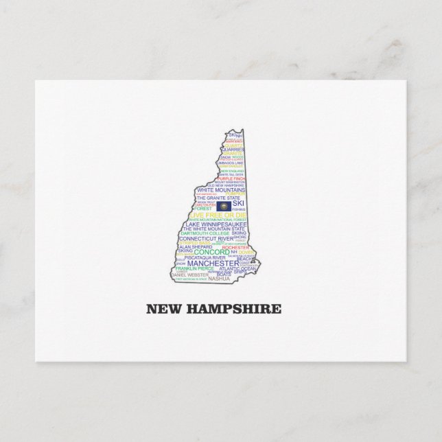POSTAL NH WORD STATE (Anverso)