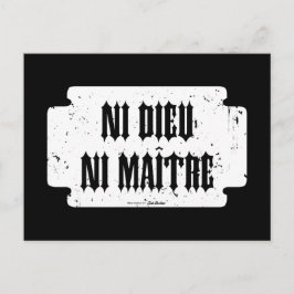 Postal Ni dieu ni maître