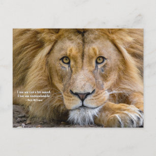 Postal Ni un Poco Domada - Cita Motivacional + Tu Foto