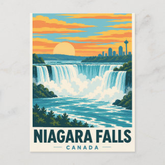 Postal Niagara Falls Canadá vintage
