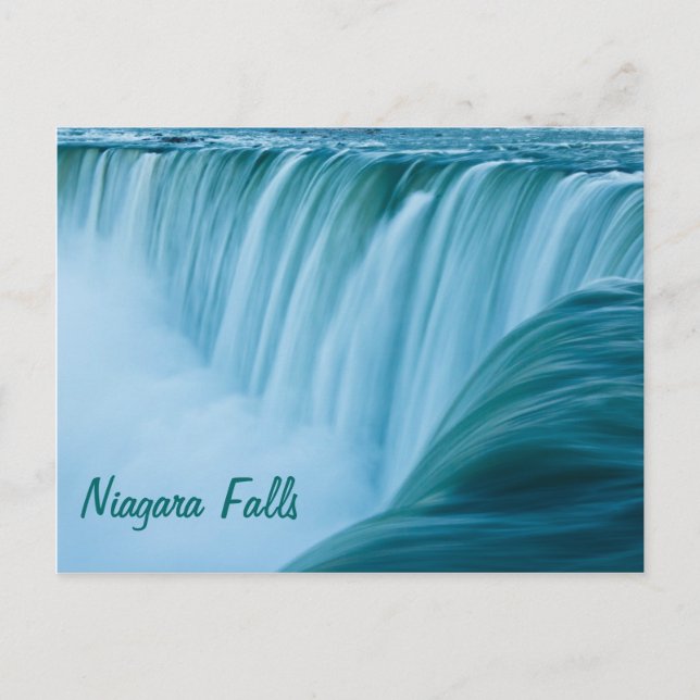 Postal Niagara Falls con el texto (Anverso)