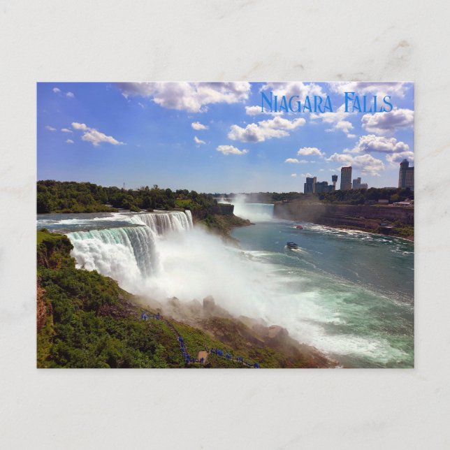 Postal Niagara Falls im Sommer (Anverso)
