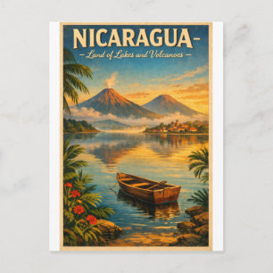 Postal NICARAGUA – Tierra de Lagos y Volcanes