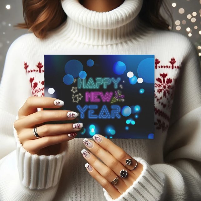 Postal Nice Blue neon led POSTCARD (Subido por el creador)