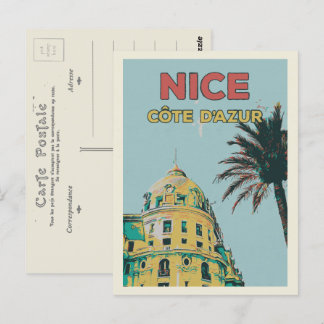 Postal Nice France Promenade des Anglais, hotel Negresco