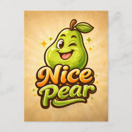 Postal Nice Pear - Feelin Fruity - Foodie Fiends