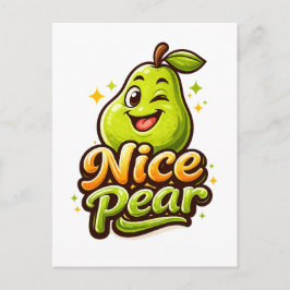 Postal Nice Pear - Feelin Fruity - Foodie Fiends