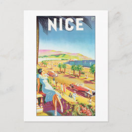 Postal Nice Vintage Travel Poster