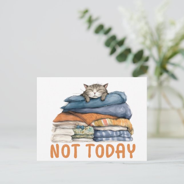 Postal Nicht heute (Anverso de pie)