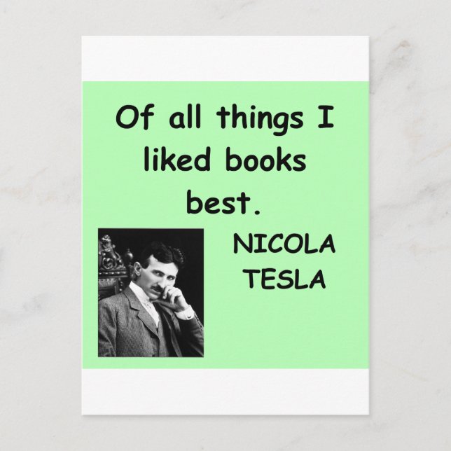 Postal Nicola Tesla (Anverso)