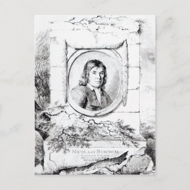 Postal Nicolaes Pietersz Berchem (Anverso)