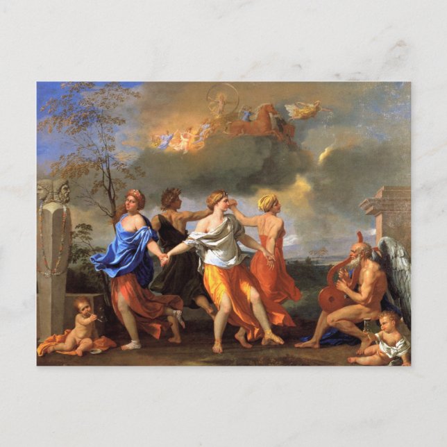 Postal Nicolas Poussin Art (Anverso)