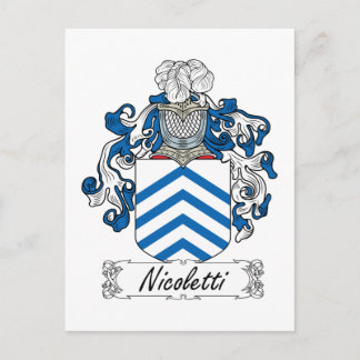 Postal Nicoletti Family Crest