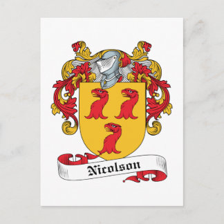 Postal Nicolson Family Crest