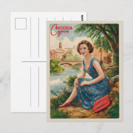 Postal Nicosia, Capital de Chipre Regalos souvenirs vinta