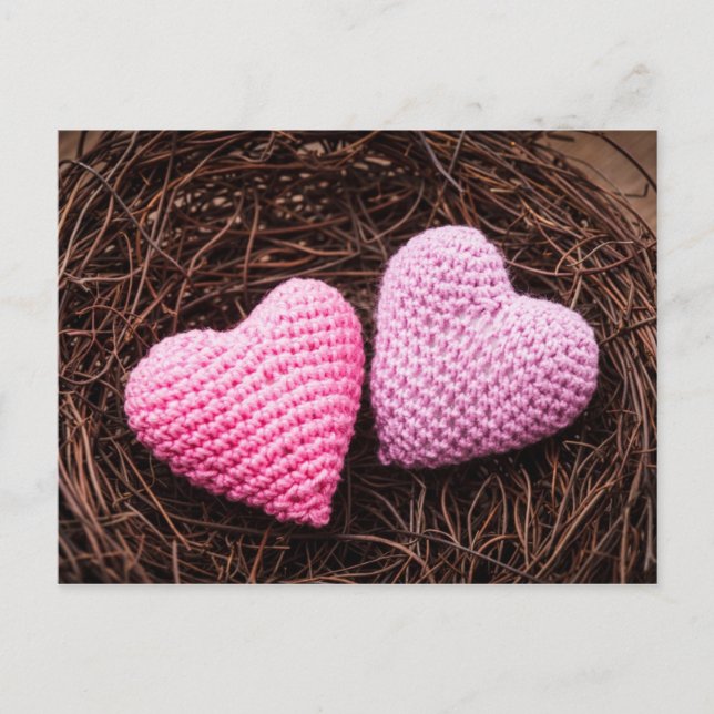 Postal Nido con corazón (Anverso)