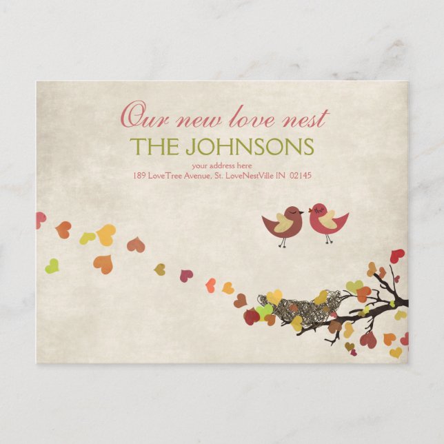 Postal Nido de amor nuevo (Anverso)