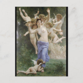Postal Nido de avispas por Bouguereau