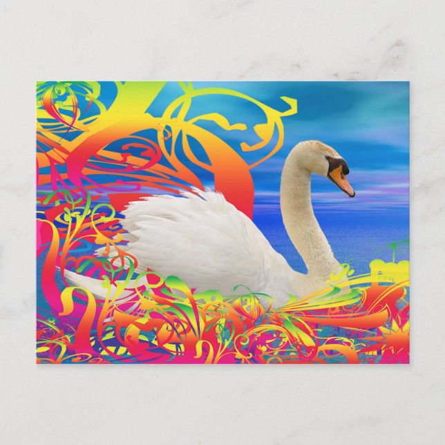Postal Nido de cisne (Anverso)