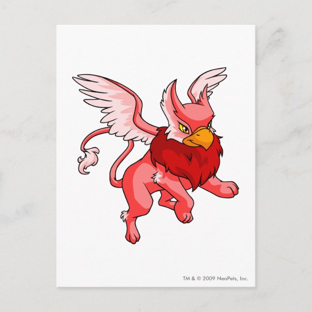 Postal Nido Rojo (Anverso)