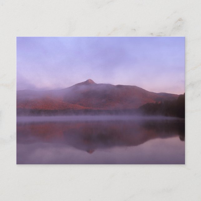 Postal Niebla de Chocorua Lake Sunrise (Anverso)