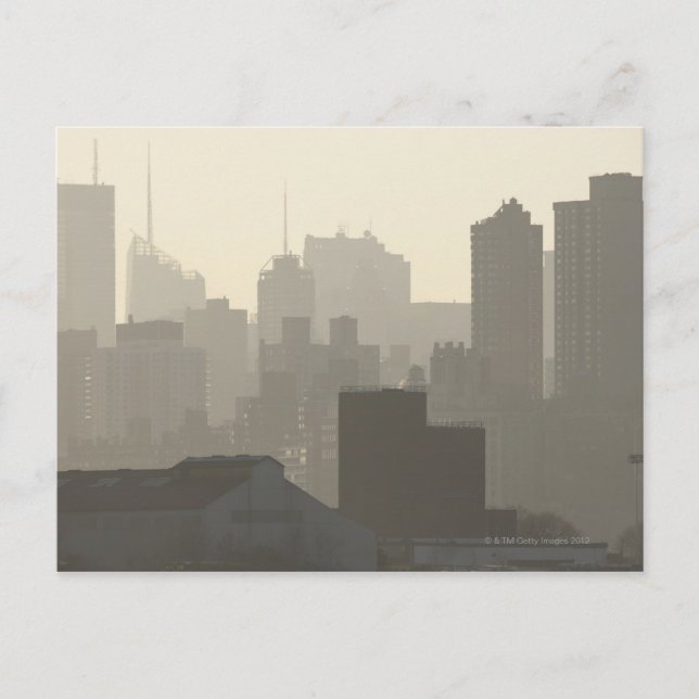 Postal Niebla de la ciudad (Anverso)