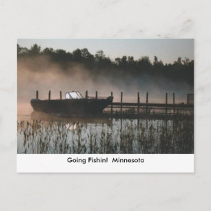 Postal niebla de pescadores, ¡Going Fishin! Minnesota