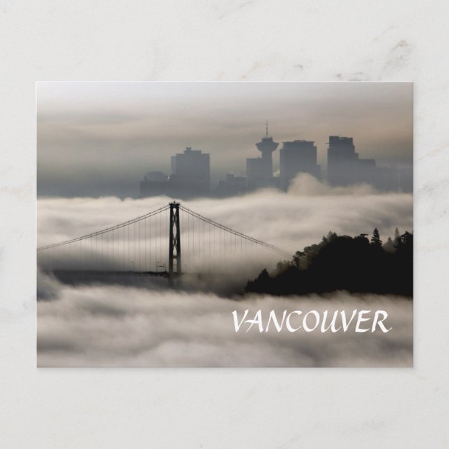 Postal Niebla de Vancouver (Anverso)