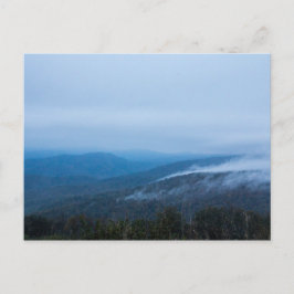 Postal Niebla en el Parque Nacional Shenandoah, Virginia