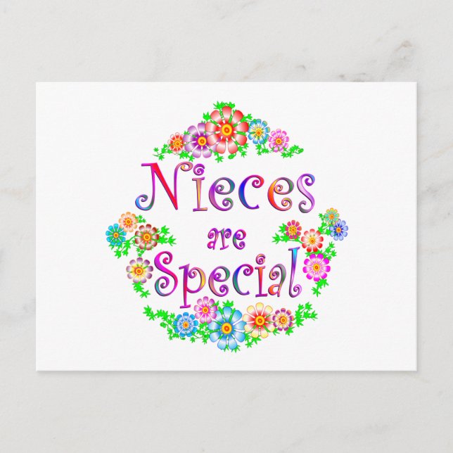 POSTAL NIECES ES ESPECIAL (Anverso)