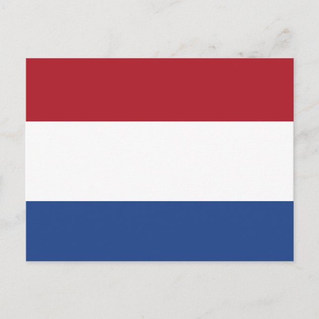 Postal Niederlande Flagge (Anverso)