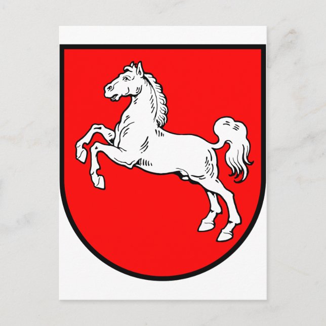Postal Niedersachsen Wappen (Anverso)