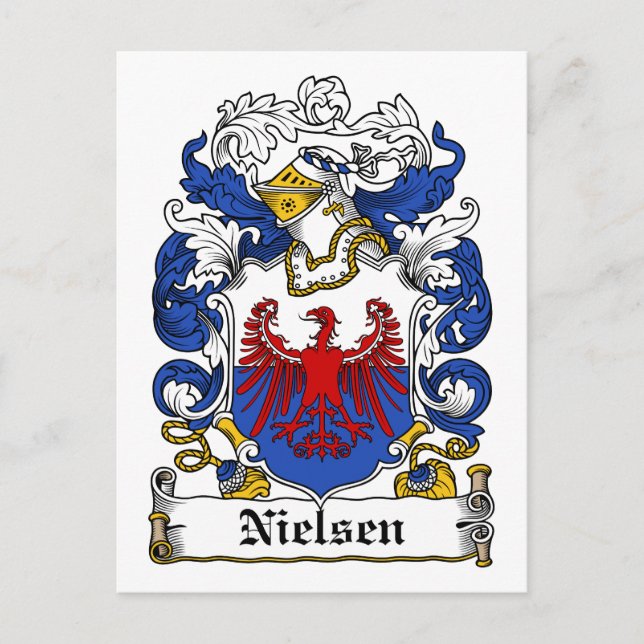 Postal Nielsen Family Crest (Anverso)