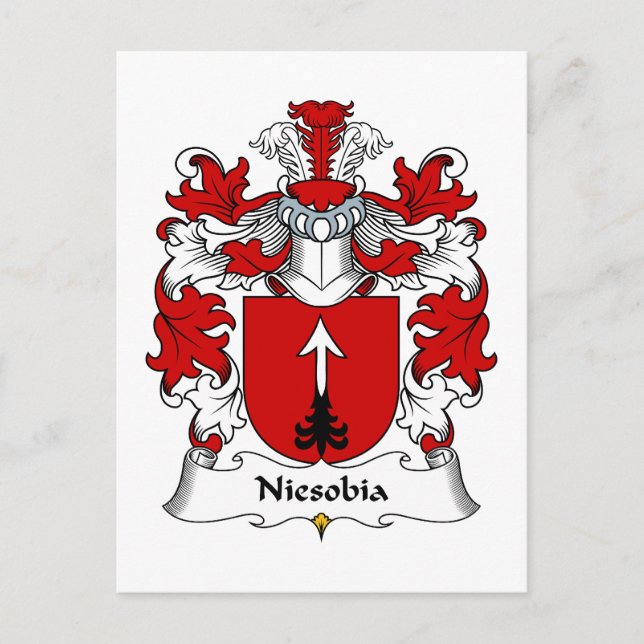 Postal Niesobia Family Crest (Anverso)