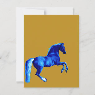 Postal Nieto de la impresión de Blu Canvas de Godolphin A