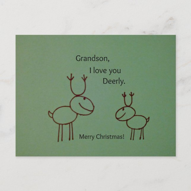 Postal Nieto, te amo Deerly. (Anverso)