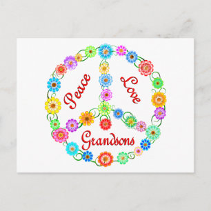Postal Nietos de amor por la paz