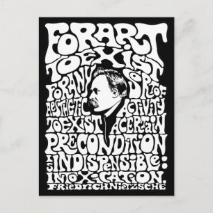 Postal Nietzsche - Arte