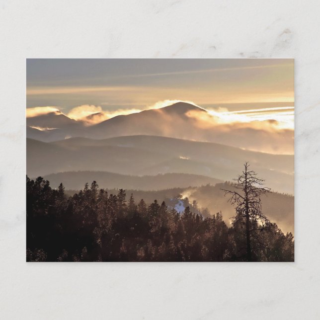 Postal Nieve a la deriva - James Peak, Colorado (Anverso)