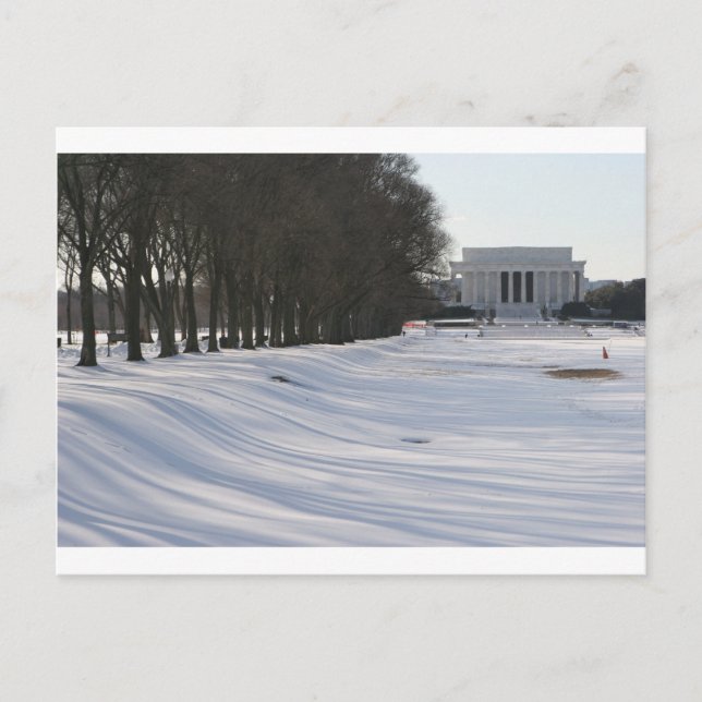 Postal nieve conmemorativa de lincoln (Anverso)