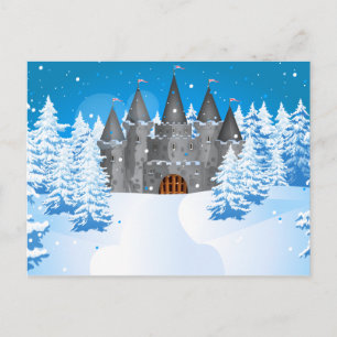 Postal Nieve de invierno del Castillo de Fairytail