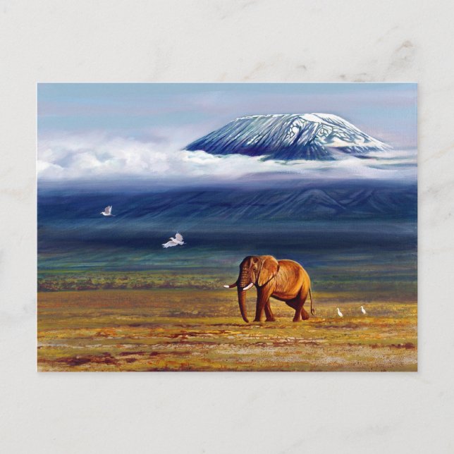 Postal Nieve de marfil y gargantas