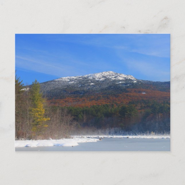 Postal Nieve de Monadnock y roble (Anverso)