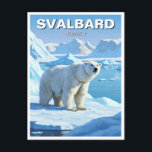 Postal Nieve de oso polar Svalbard Noruega<br><div class="desc">Los osos polares son criaturas icónicas del Ártico, conocidas por su majestuosa apariencia y su increíble adaptación a uno de los ambientes más duros de la Tierra. Estos osos masivos, que pesan entre 900 y 1.600 libras, están perfectamente equipados para la vida en el frío con gruesas capas de grasa...</div>