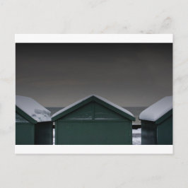 Postal Nieve en cabañas Brighton Beach