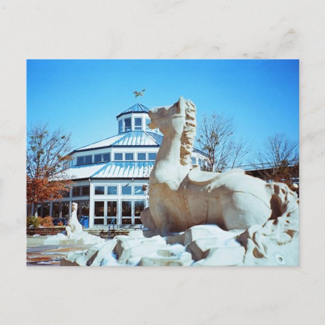 Postal Nieve en Coolidge (Anverso)