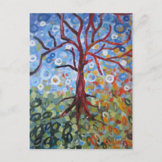 Postal Nieve en otoño