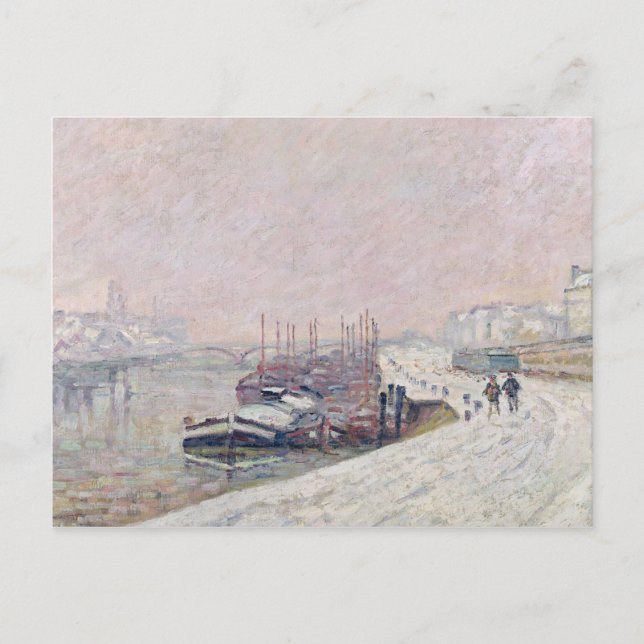 Postal Nieve en Rouen (Anverso)