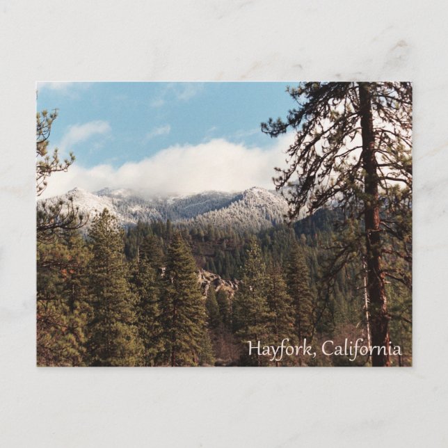 Postal Nieve fresca en Yolla Bollies... (Anverso)